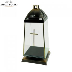 Znicz GLASS PIRAMIDA KRZYŻ