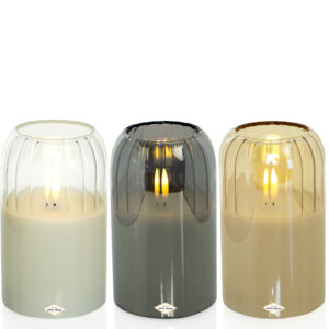 Świeca wkład LED szklana 14/25/PHN 12,5cm