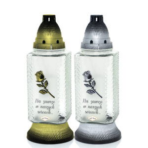 Znicz Z364 SATYNA DEDYKACJA RÓŻA