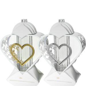 Znicz ZGM SERCE biały