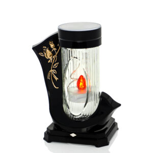 Znicz solarny ZGM SOLAR WSTĘGA RÓŻA