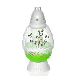 Znicz wielkanocny JKSM ALLELUJA biały