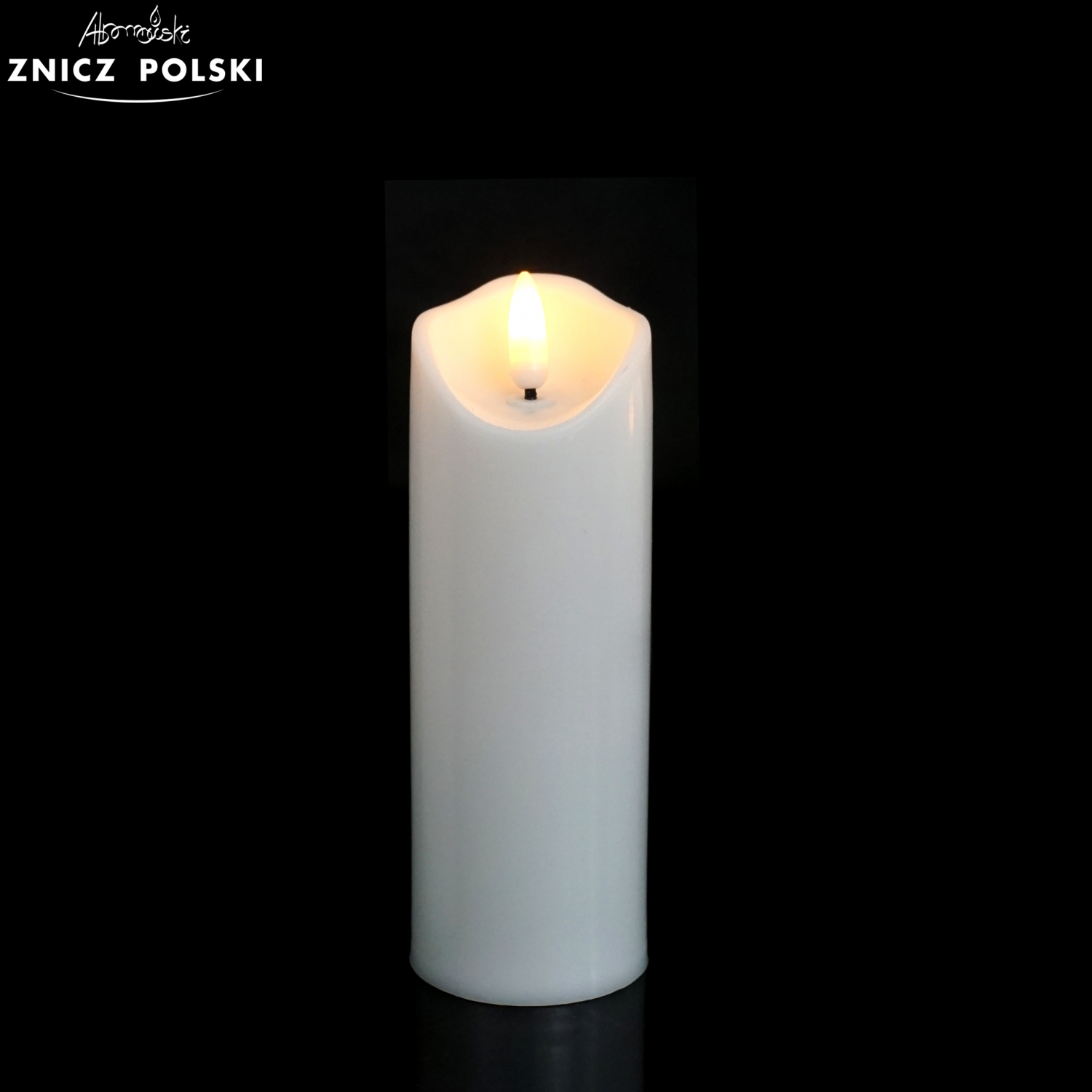 Wkład świeca LED 1/20, 2/20, i 3/20 WAX biały