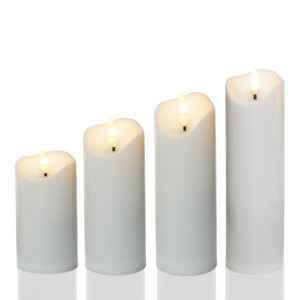 Wkład świeca LED 1/20, 2/20, i 3/20 WAX biały