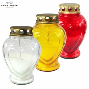 Znicz zalewany SERCE