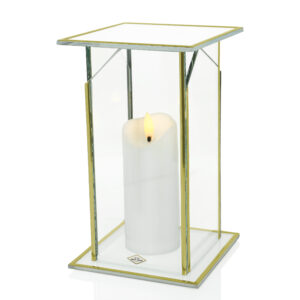 Znicz GLASS B i BK biały