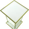Znicz GLASS B i BK biały