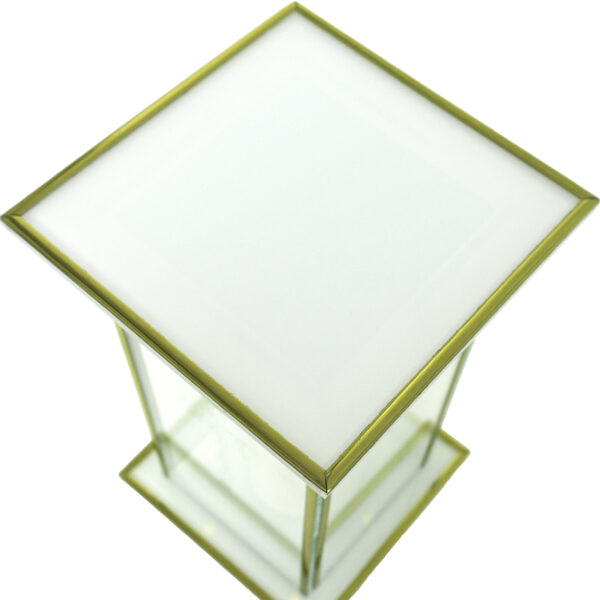 Znicz GLASS B i BK biały