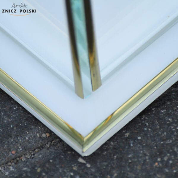 Znicz GLASS B i BK biały