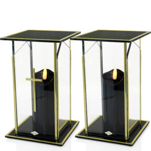 Znicz GLASS C i CK czarny