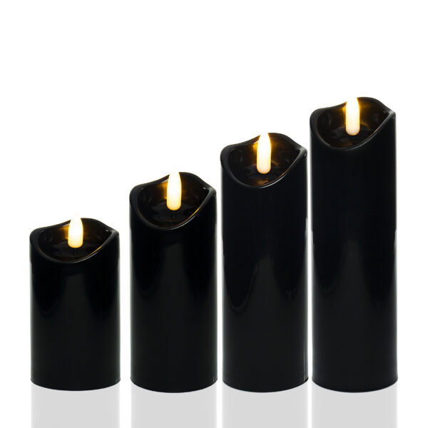 Wkład świeca LED 1/20 ,2/20 i 3/20 WAX czarny