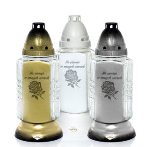 Znicz Z539 SATYNA DEDYKACJA RÓŻA