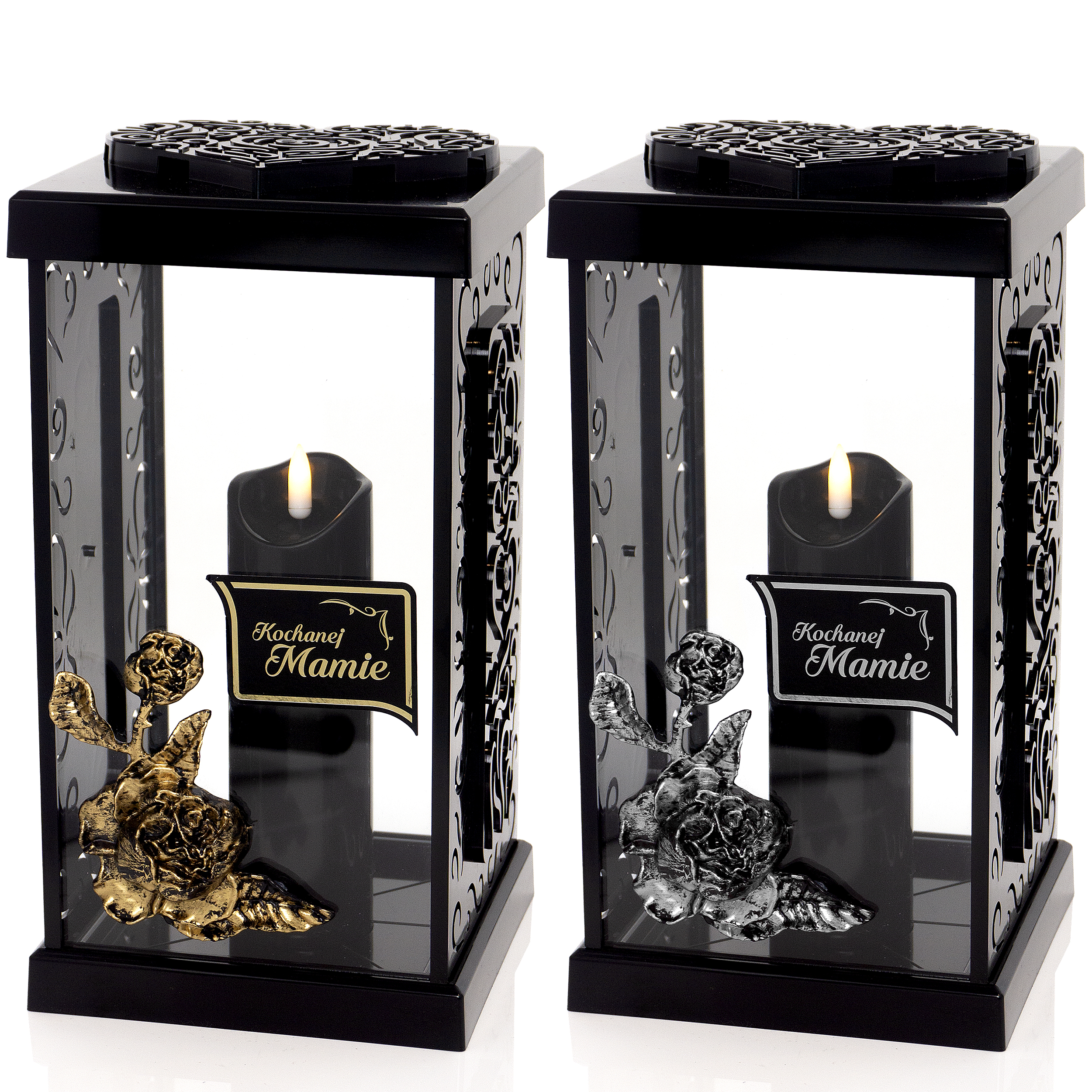 Znicz LATARNIA GRACJA RÓŻA MAMIE