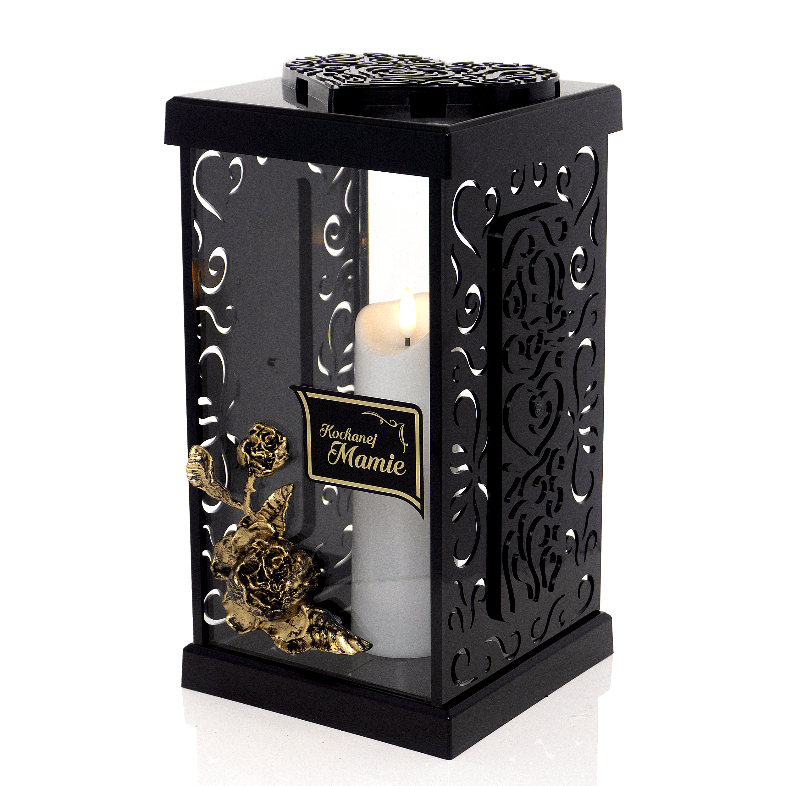 Znicz LATARNIA GRACJA RÓŻA MAMIE