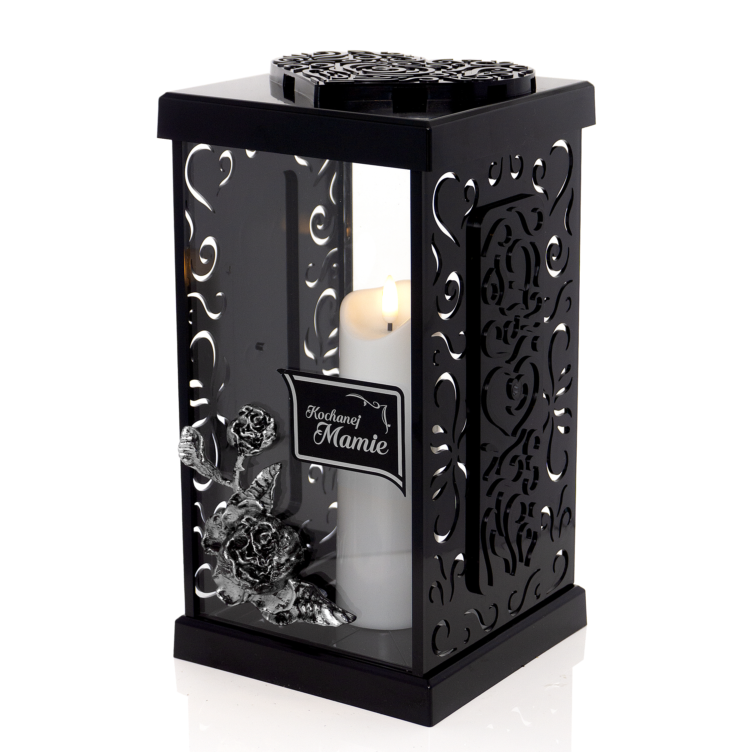 Znicz LATARNIA GRACJA RÓŻA MAMIE