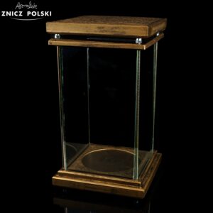 Znicz żywiczny KWADRAT MAX złoty