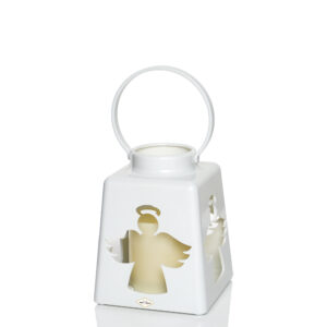 Latarenka bożonarodzeniowa LED aniołek biała