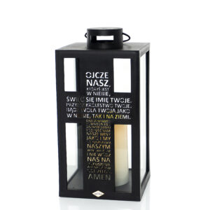 Latarenka LED 10/24/YZE MODLITWA czarna