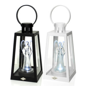 Znicz latarenla LED z ANIOŁKIEM