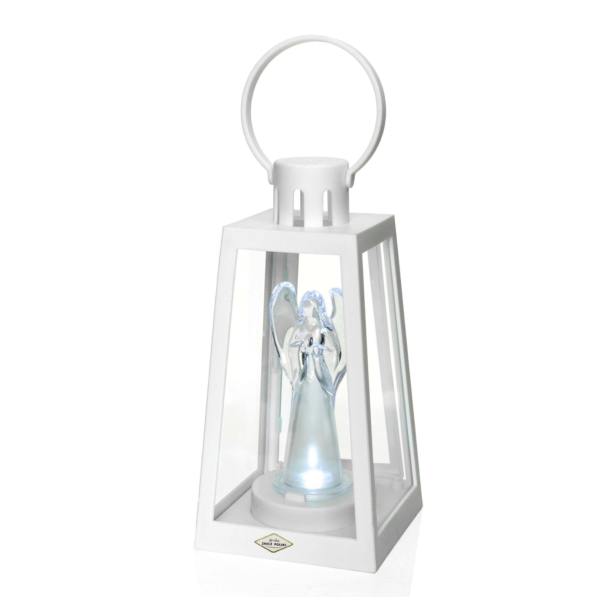 Znicz latarenla LED z ANIOŁKIEM