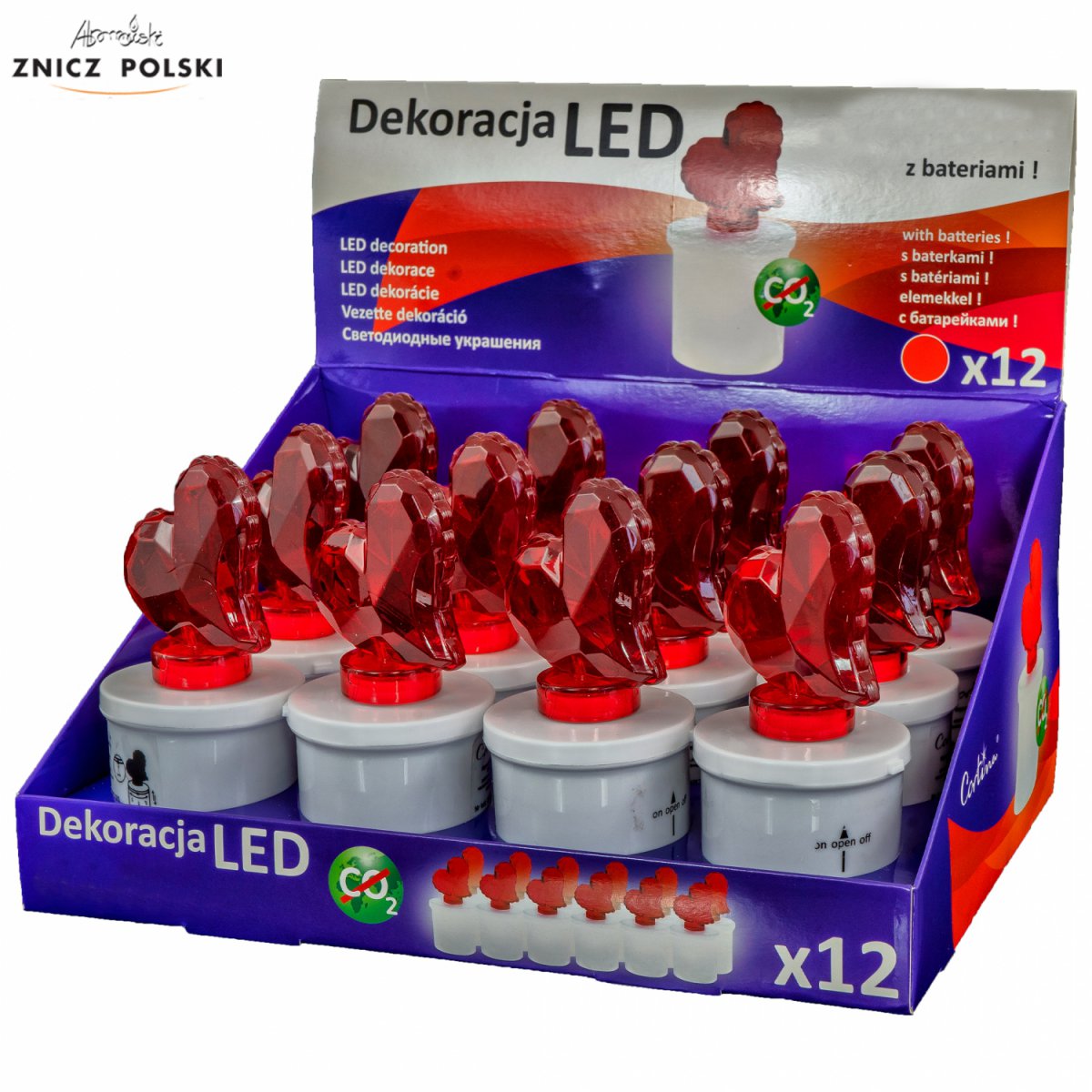 Wkład LED EL180 SERCE DISPLAY czerwony