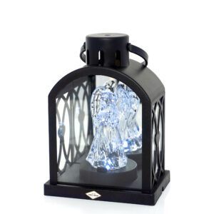 Latarenka LED ANIOŁ 11/24/YZE czarna zimny biały