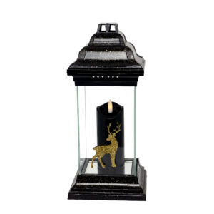 Znicz bożonarodzeniowy LS2 RENIFER czarno-złoty