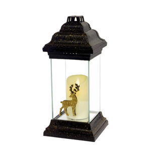 Znicz bożonarodzeniowy LS2 RENIFER czarno-złoty