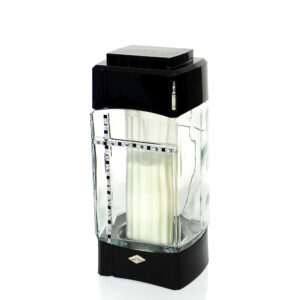 Znicz PIXEL czarno-srebrny