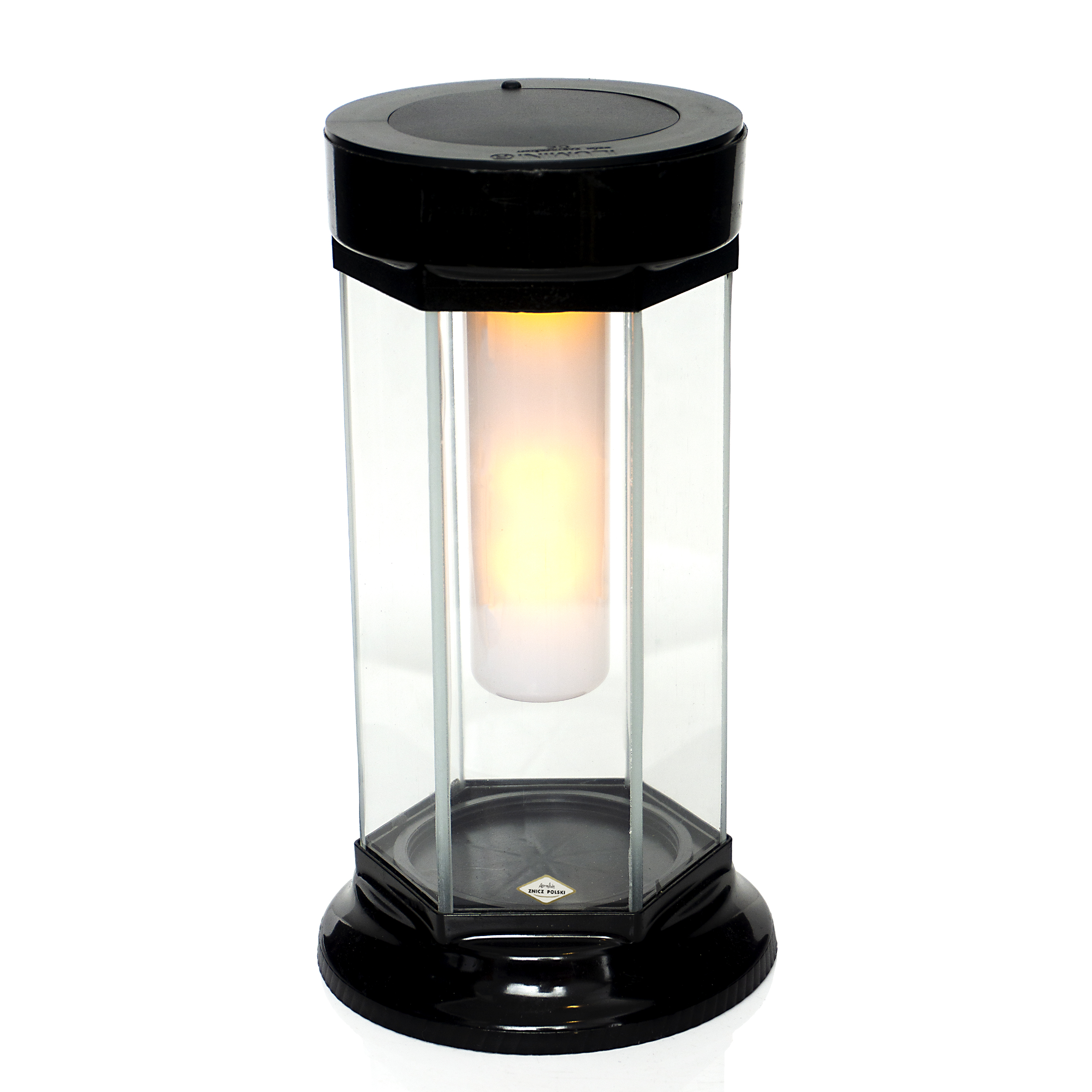 Znicz SOLAR KAPLICZKA SZEŚCIAN czarny