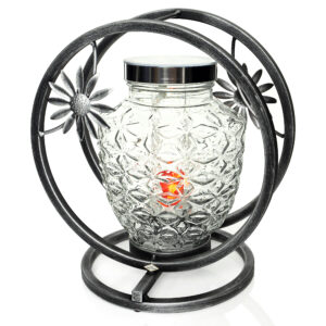 Znicz SOLAR L2700 ART METAL srebrny