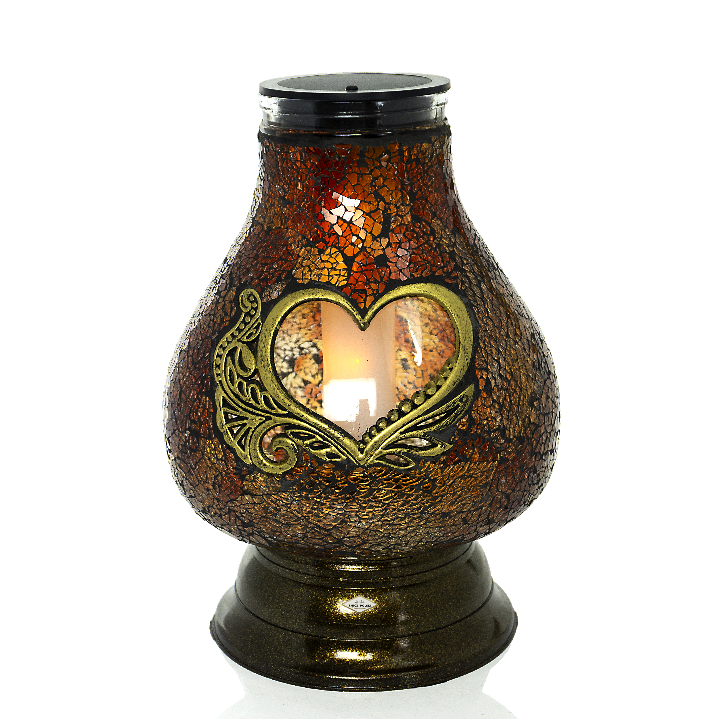 Znicz SOLAR WITRAŻ KARAFA SERCE