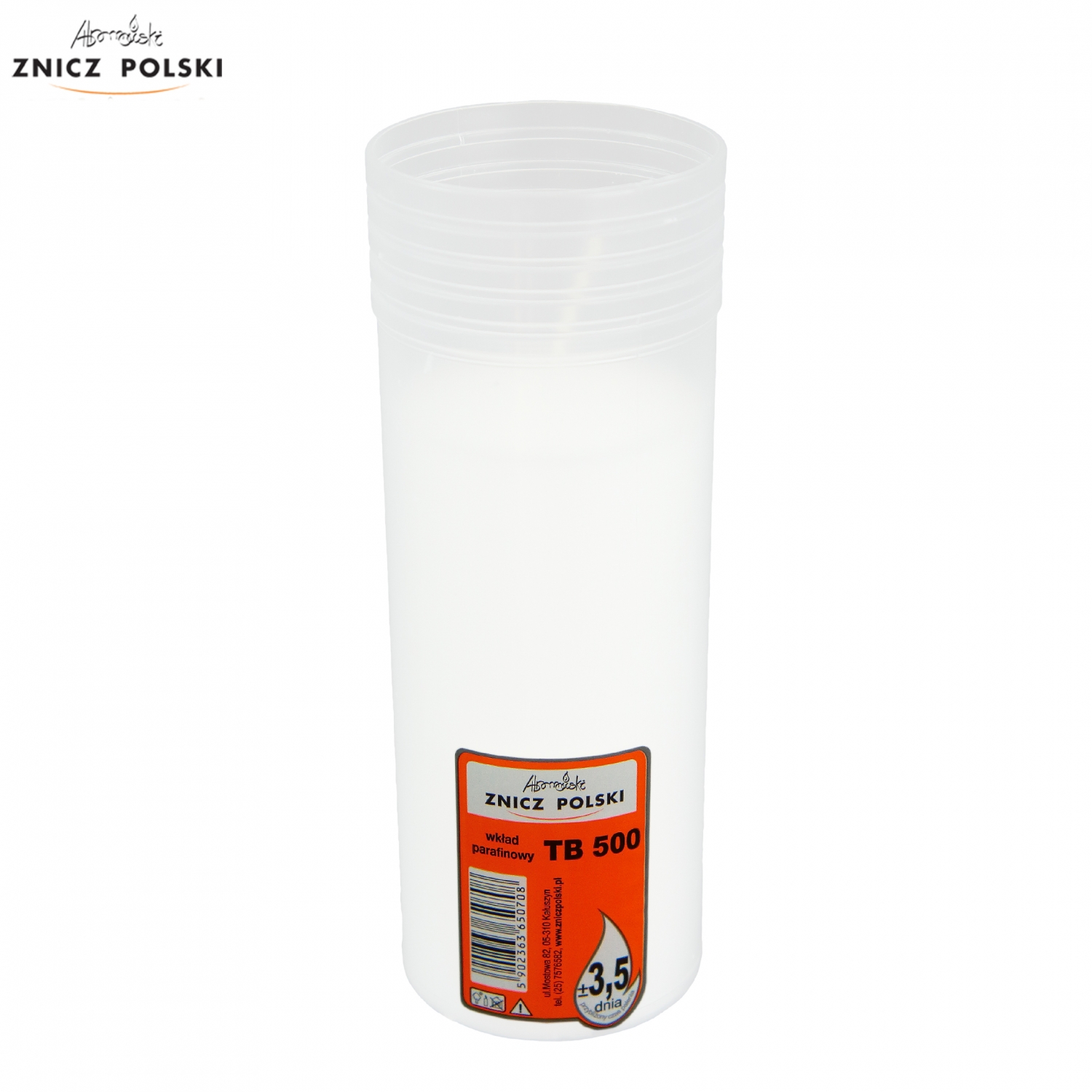 Wkład parafinowy prasowany TB500